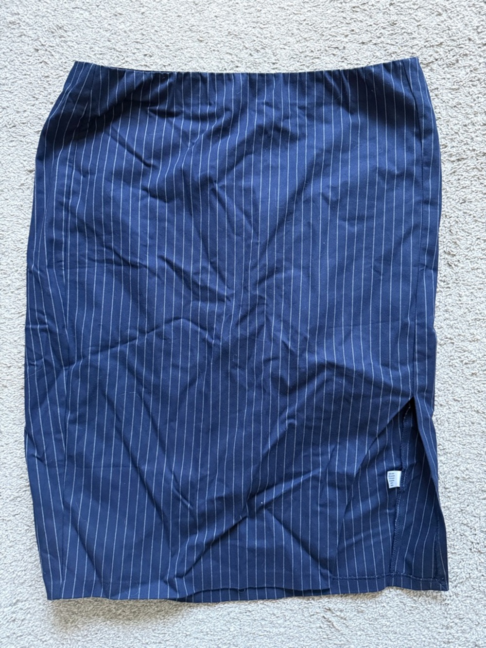NWT Lane Bryant Navy Pinstripe Pencil Skirt